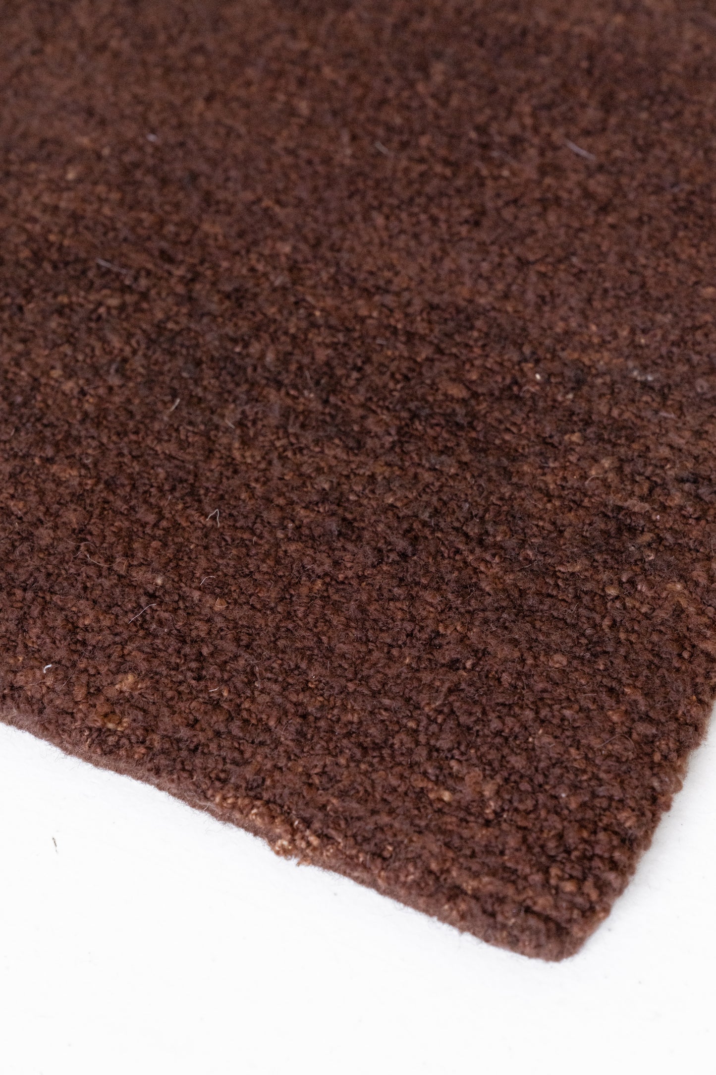 Walnut :: District-Loom-Boucle-Collection-Walnut-Detail-Corner
