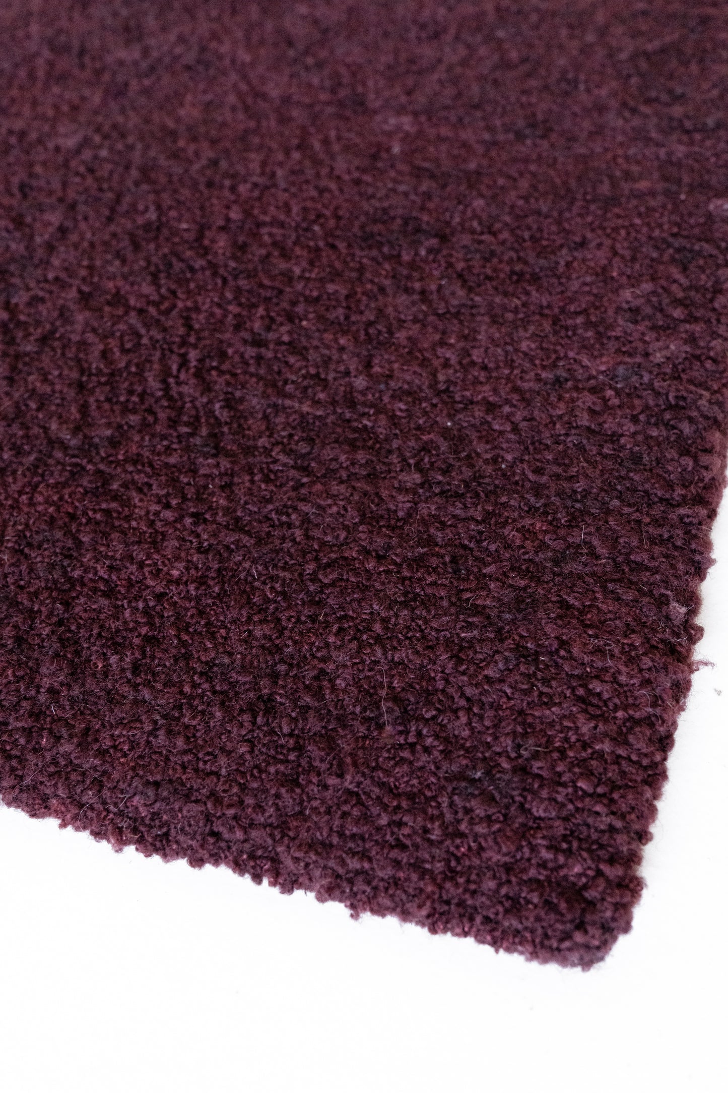 Wine :: District-Loom-Boucle-Collection-Wine-Detail-Corner