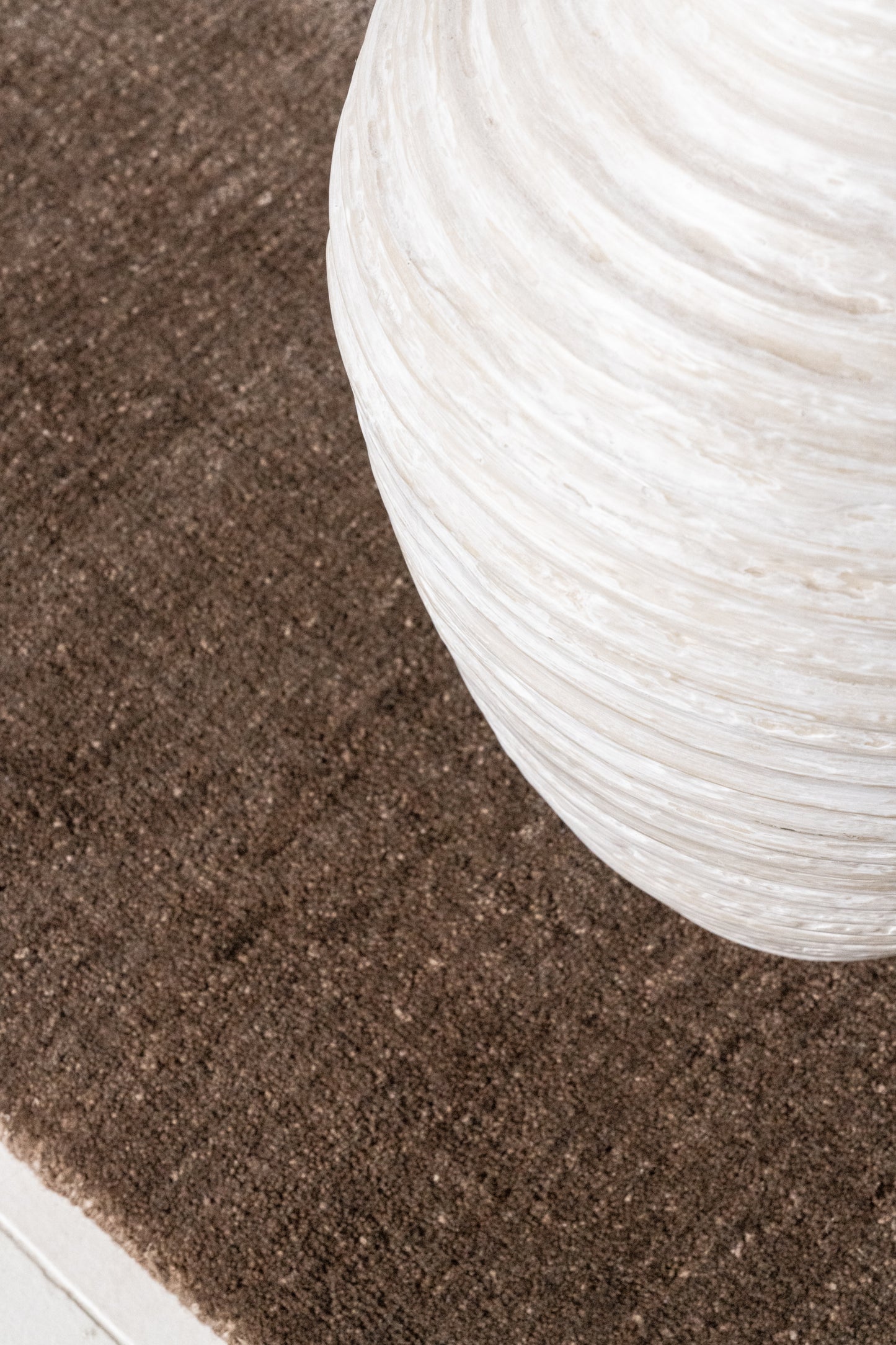 Linear-Rust :: District-Loom-Gabbeh-Collection-Chestnut-Styled