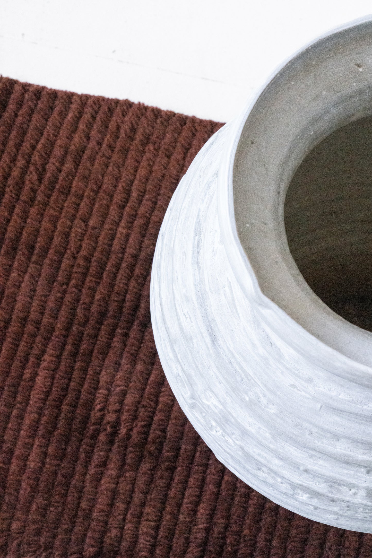 Linear-Rust :: District-Loom-Linear-Collection-Custom-Rug-Rust-Styled
