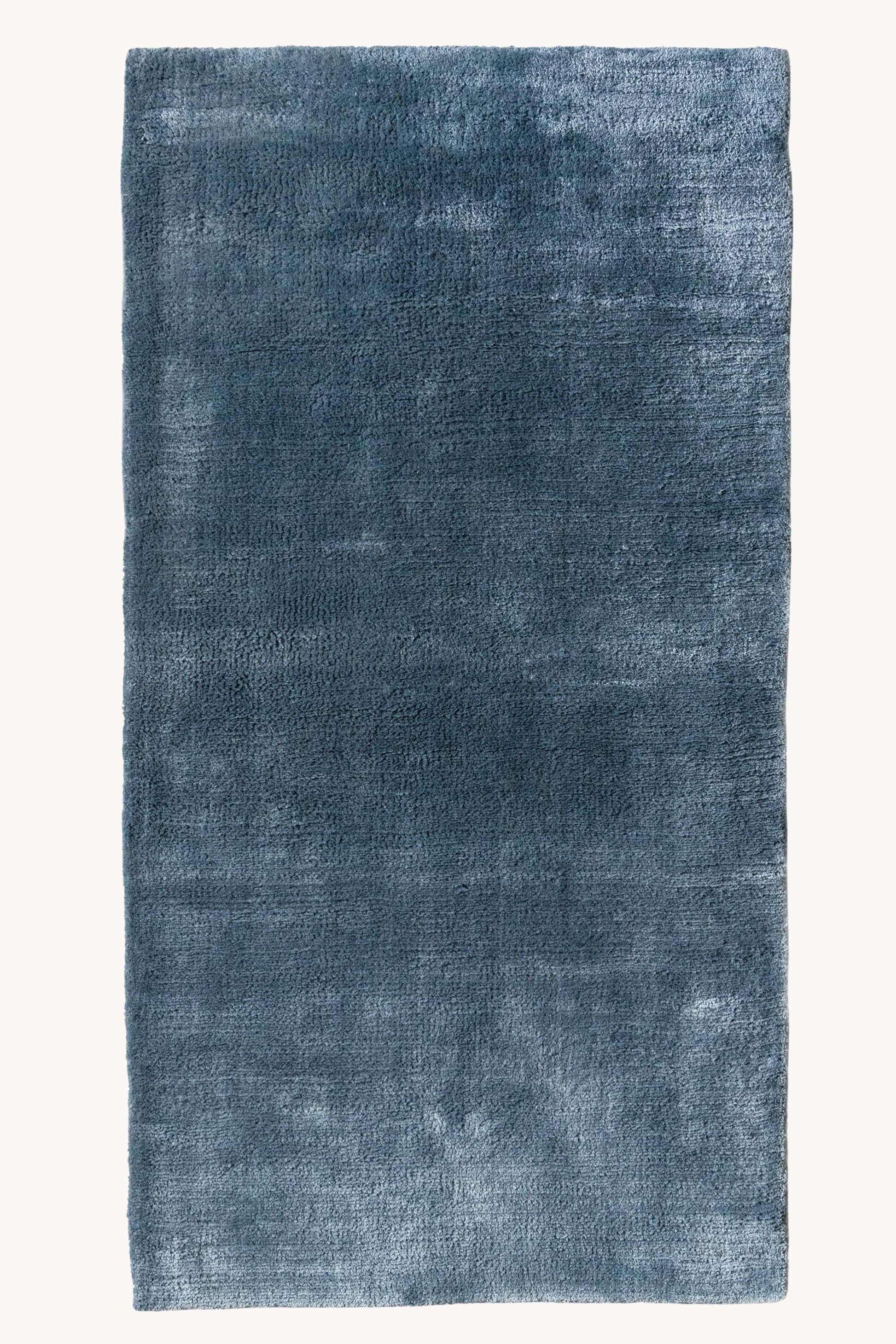 Prussian :: District-Loom-Silks-Collection-Prussian-Overhead
