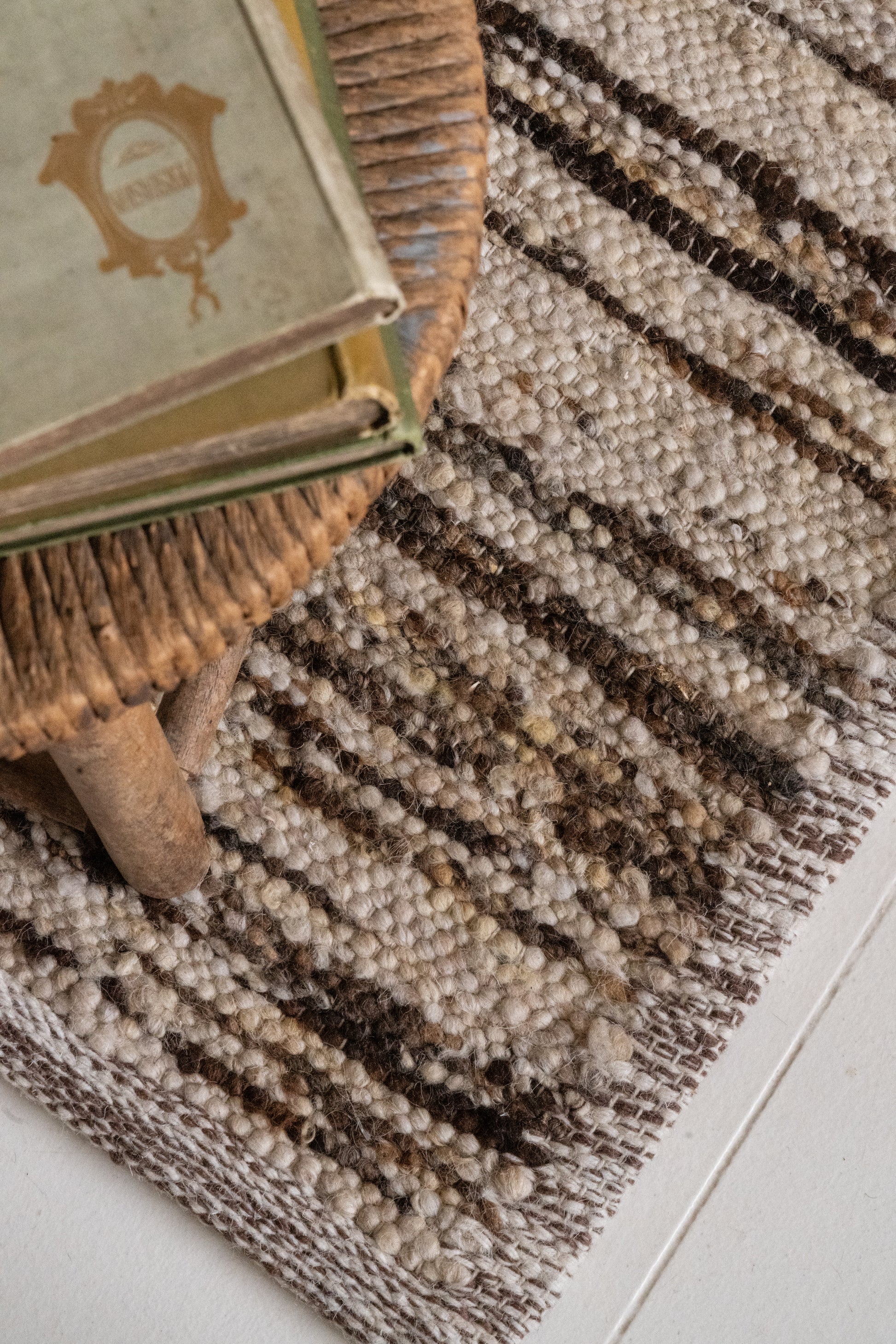 Linear-Rust :: District-Loom-Tundra-Collection-Bark-Styled