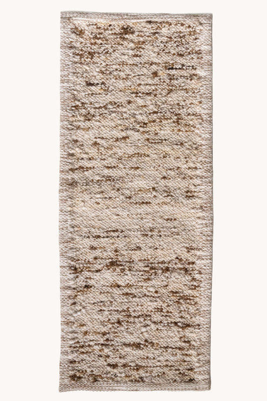 Linear-Rust :: District-Loom-Tundra-Collection-Custom-Rug-Ivory-Aerial-Image