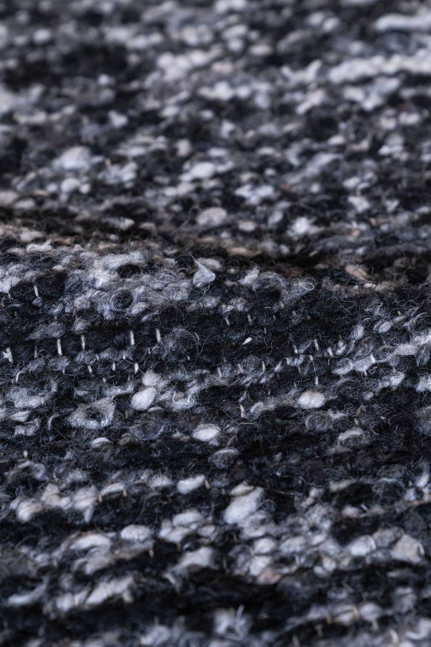 Linear-Rust :: District-Loom-Tundra-Collection-Custom-Rug-Sample-Ebony-Movement