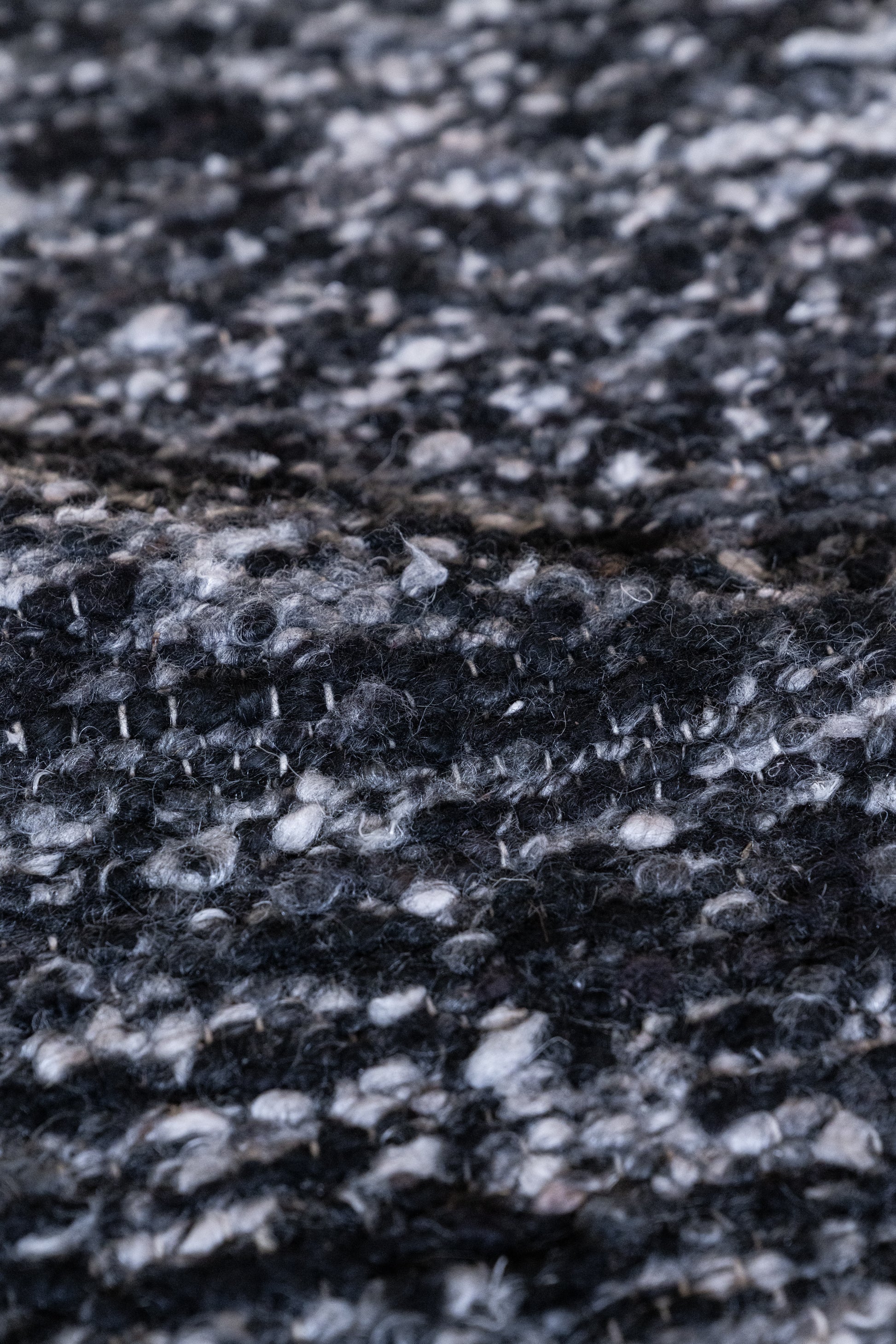 Linear-Rust :: District-Loom-Tundra-Collection-Custom-Rug-Sample-Ebony-Movement