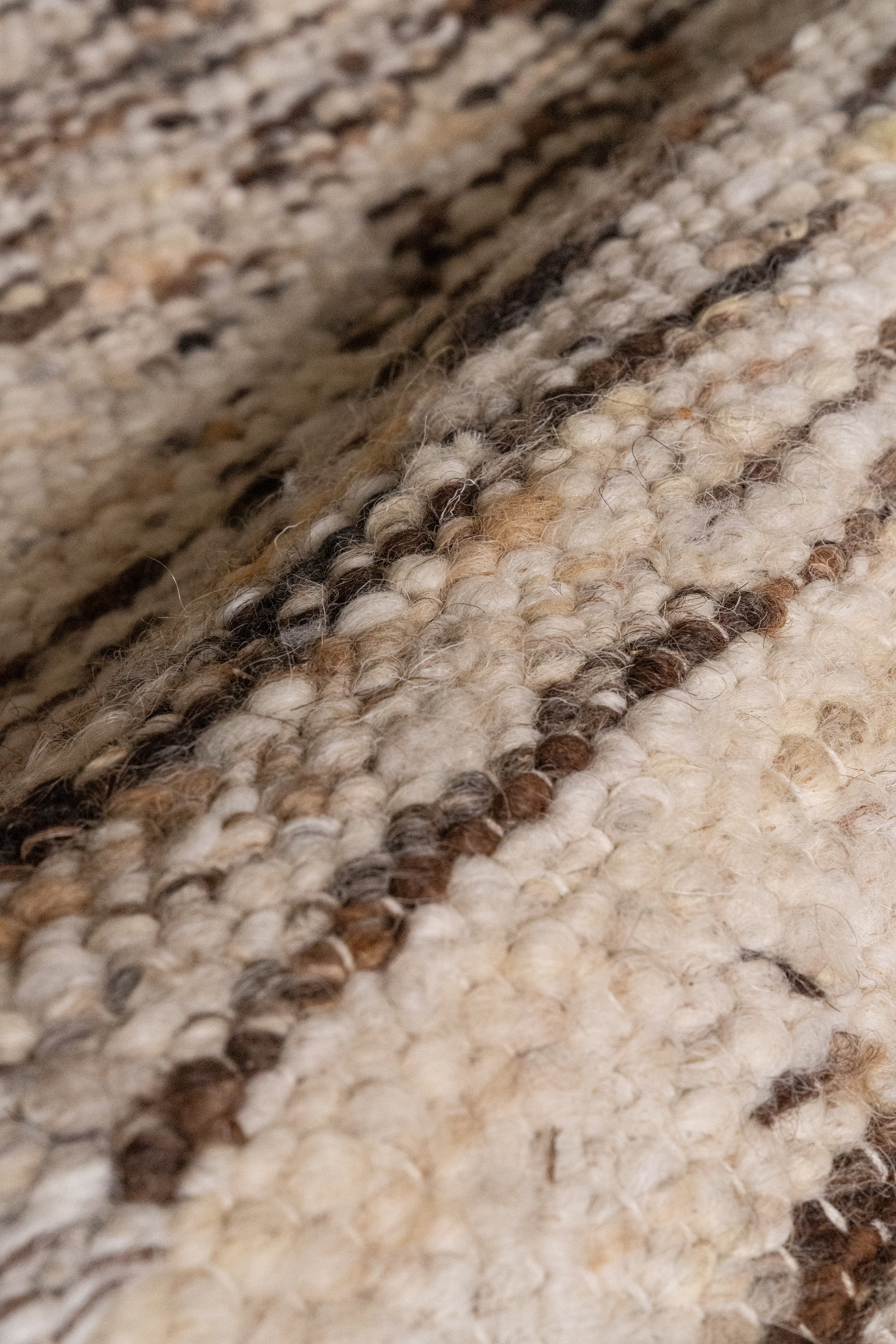 Linear-Rust :: District-Loom-Tundra-Collection-Ivory-Bark-Detail-Movement