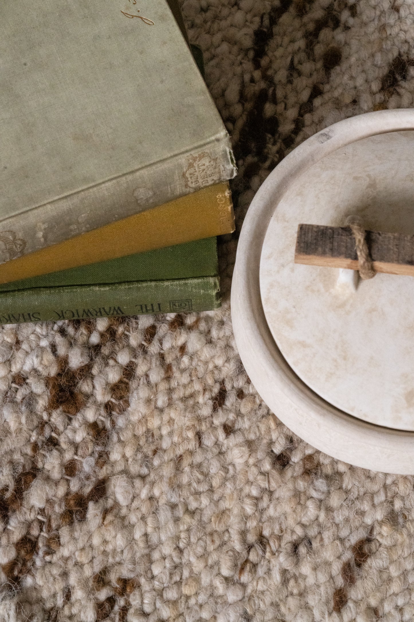 Linear-Rust :: District-Loom-Tundra-Collection-Ivory-Styled