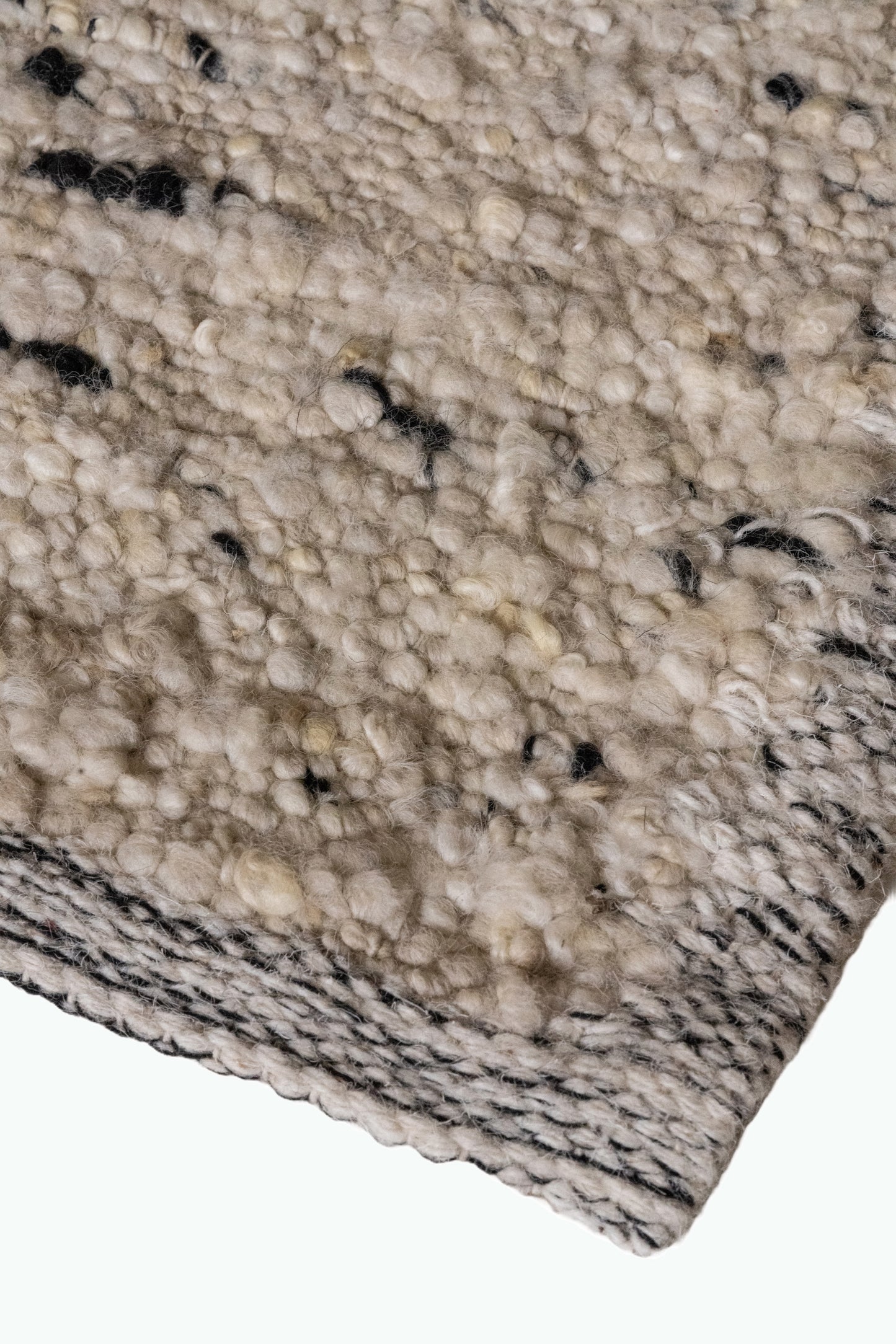 Linear-Rust :: District-Loom-Tundra-Collection-Speckle-Detail-Corner-Detail