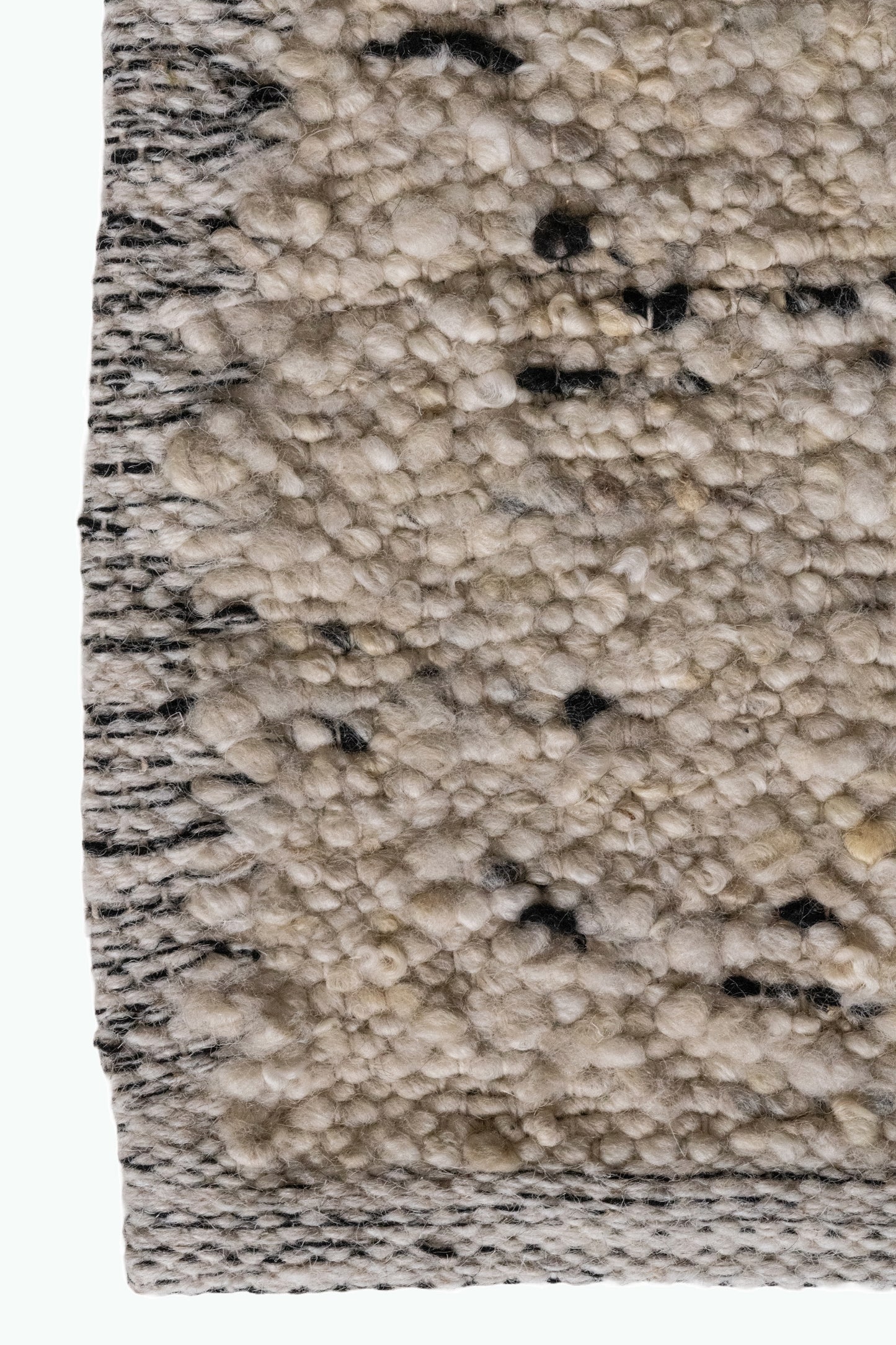 Linear-Rust :: District-Loom-Tundra-Collection-Speckle-Detail-Corner