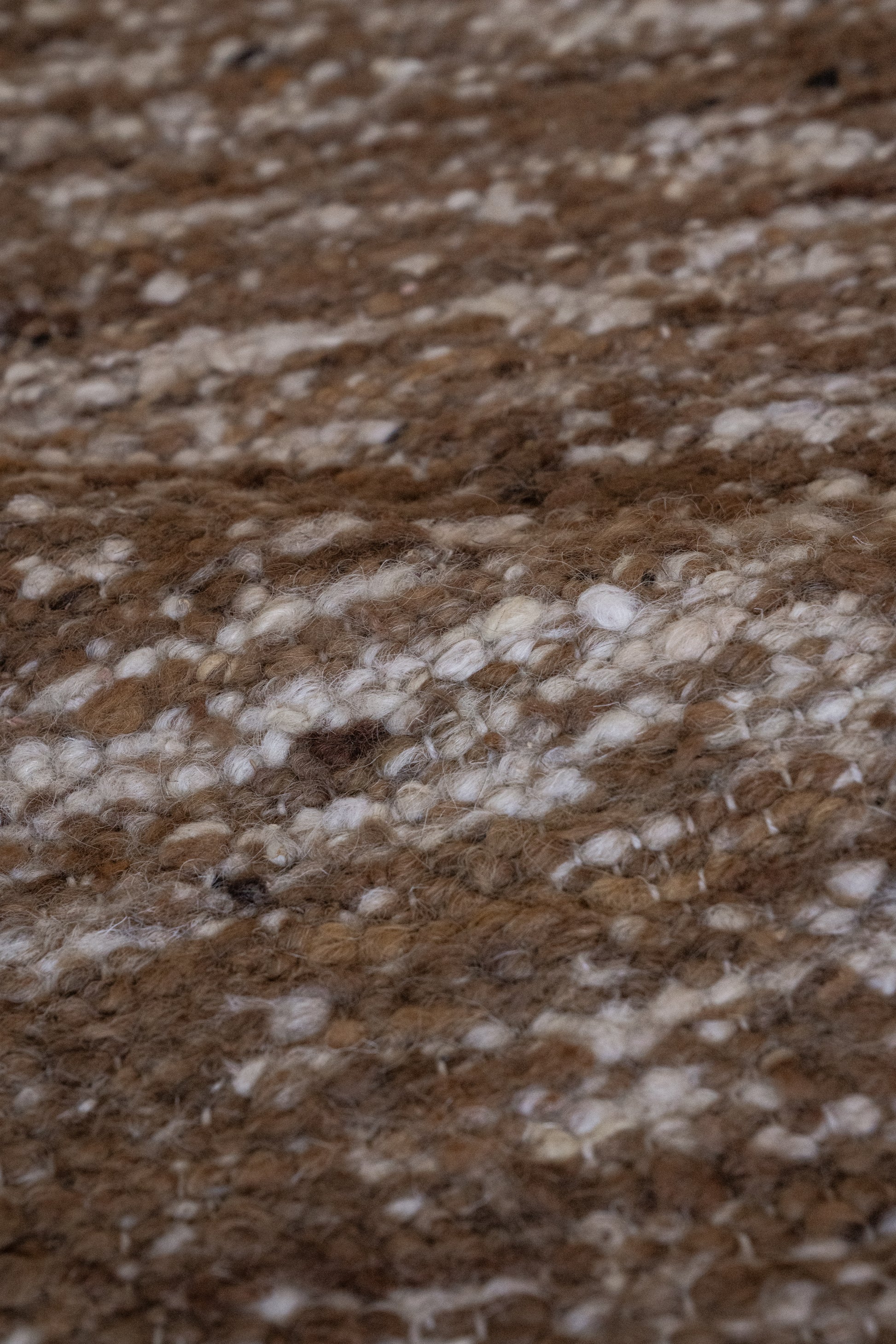 Linear-Rust :: District-Loom-Tundra-Collection-cappuccino-Detail-Texture-Angle