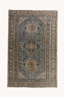 District Loom Vintage Area Rug Miles Aerial