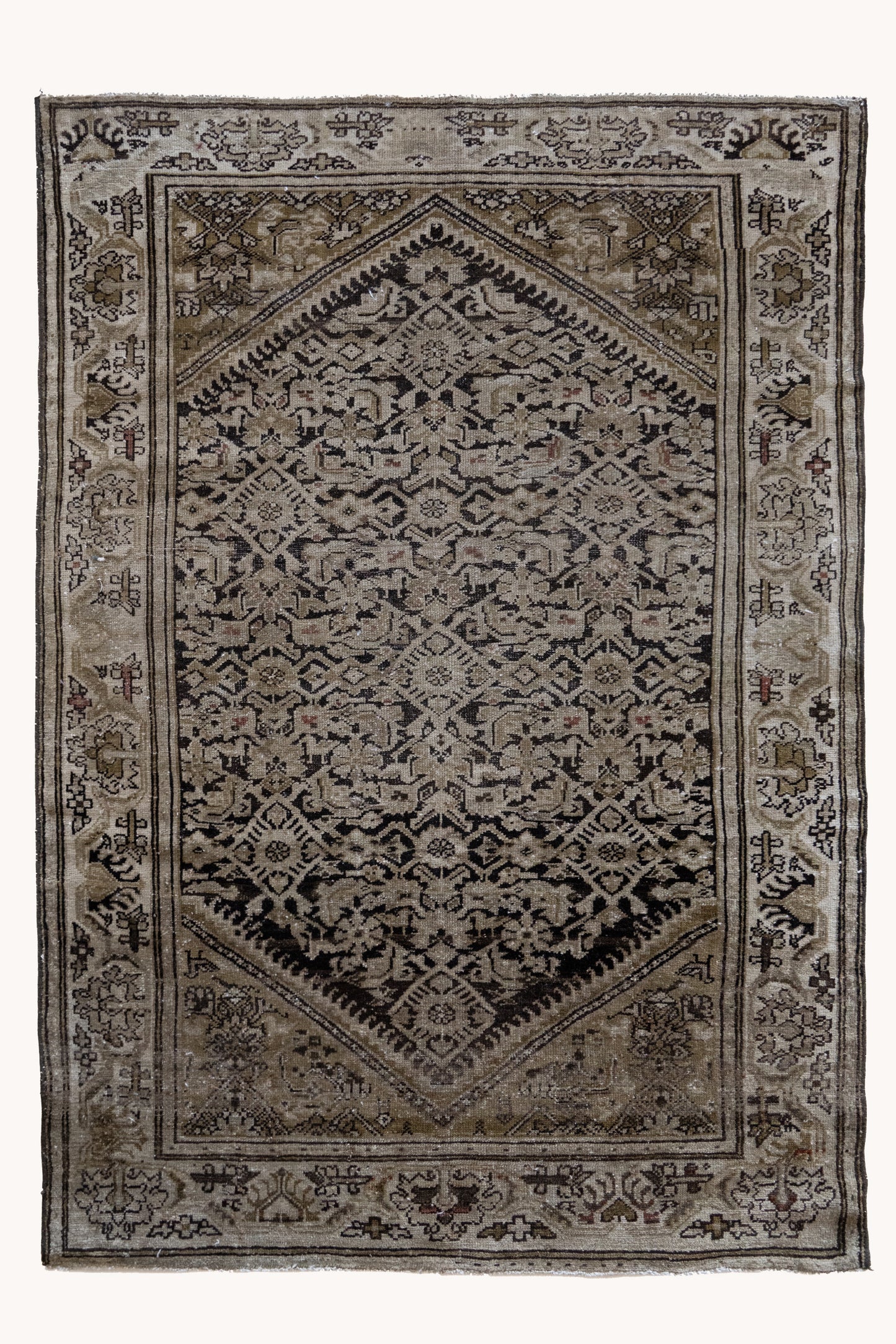 District-Loom-Vintage-Malayer-Scatter-Rug-Flint-Overhead