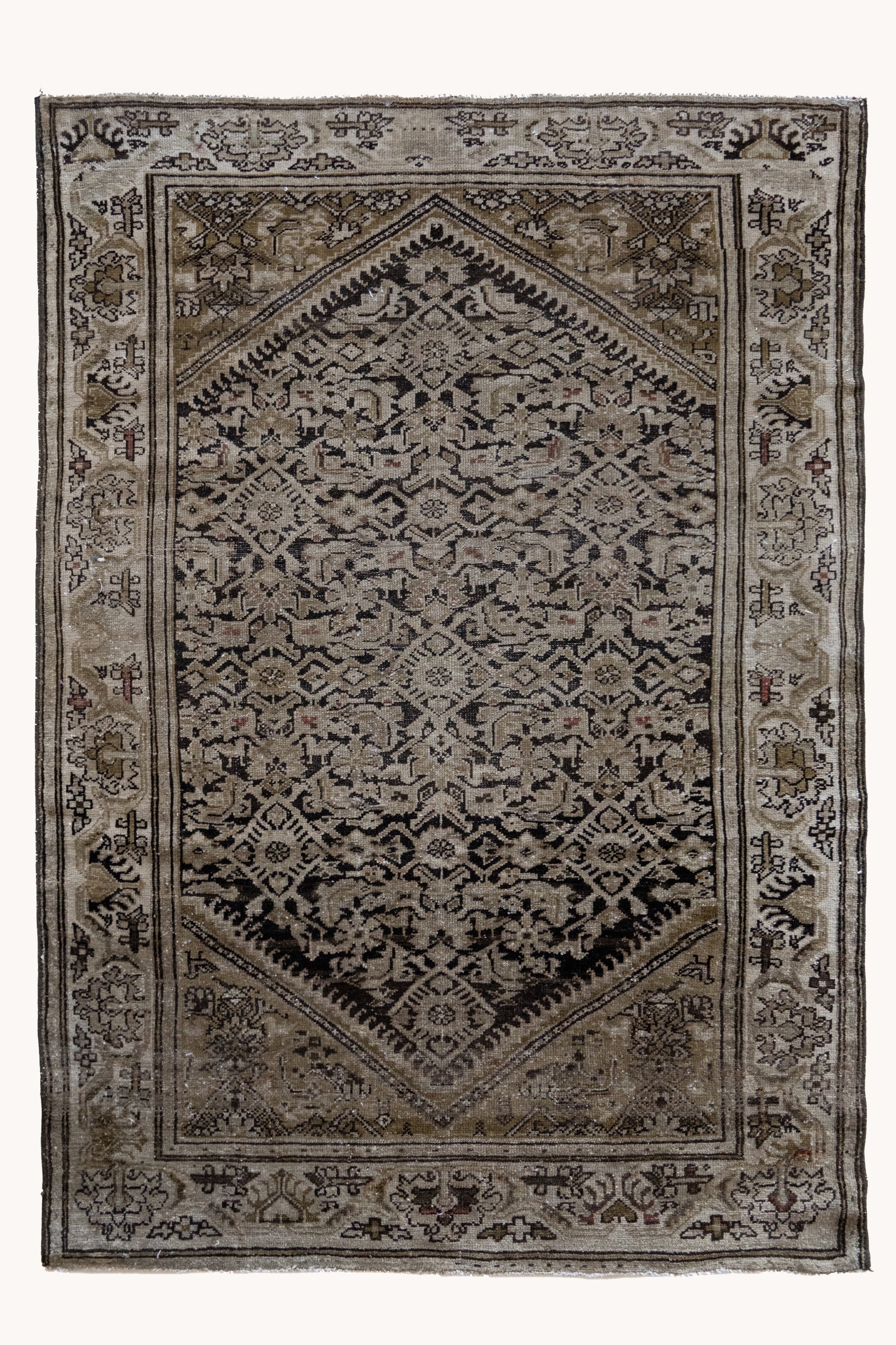 District-Loom-Vintage-Malayer-Scatter-Rug-Flint-Overhead