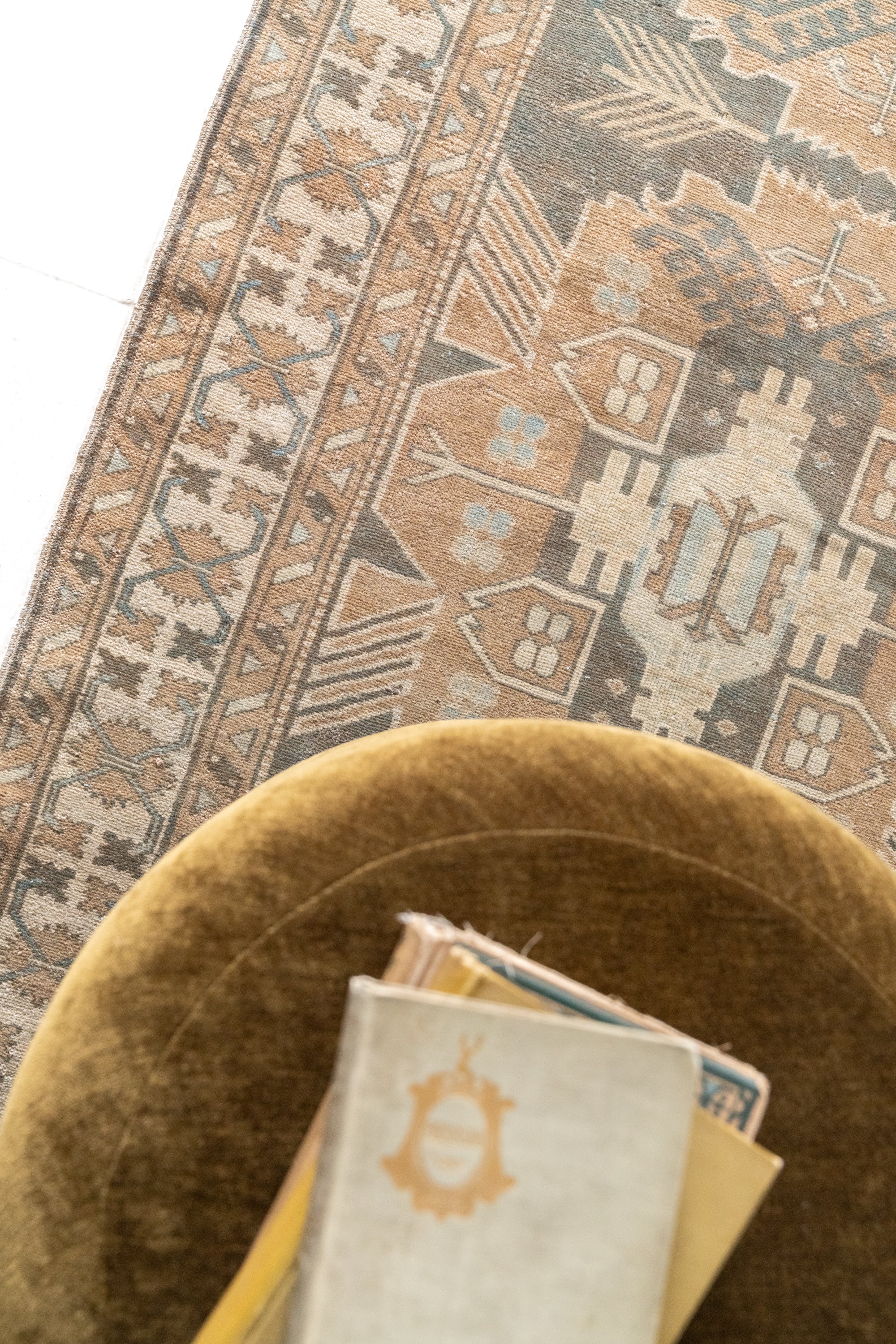 District-Loom-Vintage-Runner-Rug-Timber-Styled-Overhead