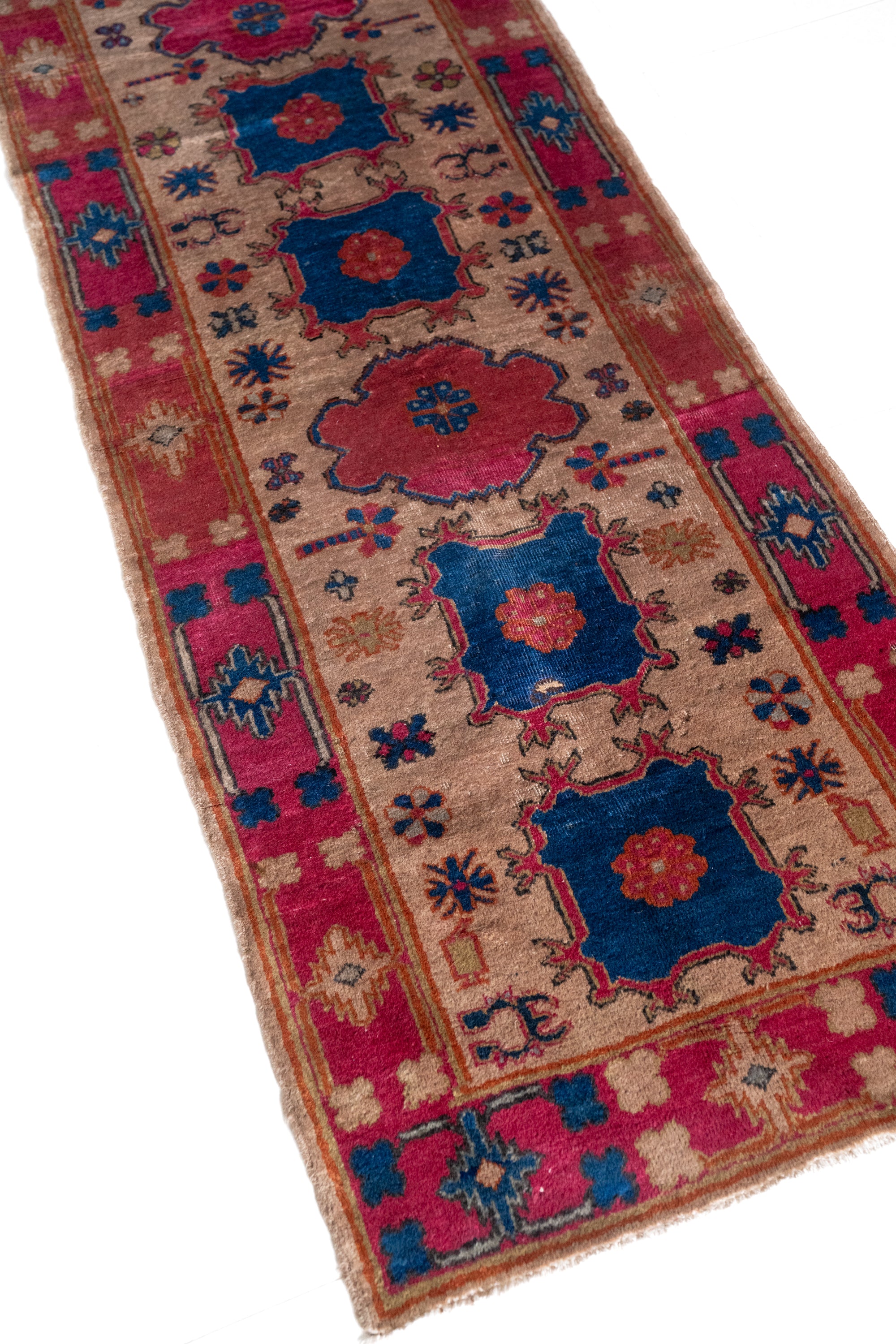 District-Loom-Vintage Khotan Runner Rug-Detailed-Color
