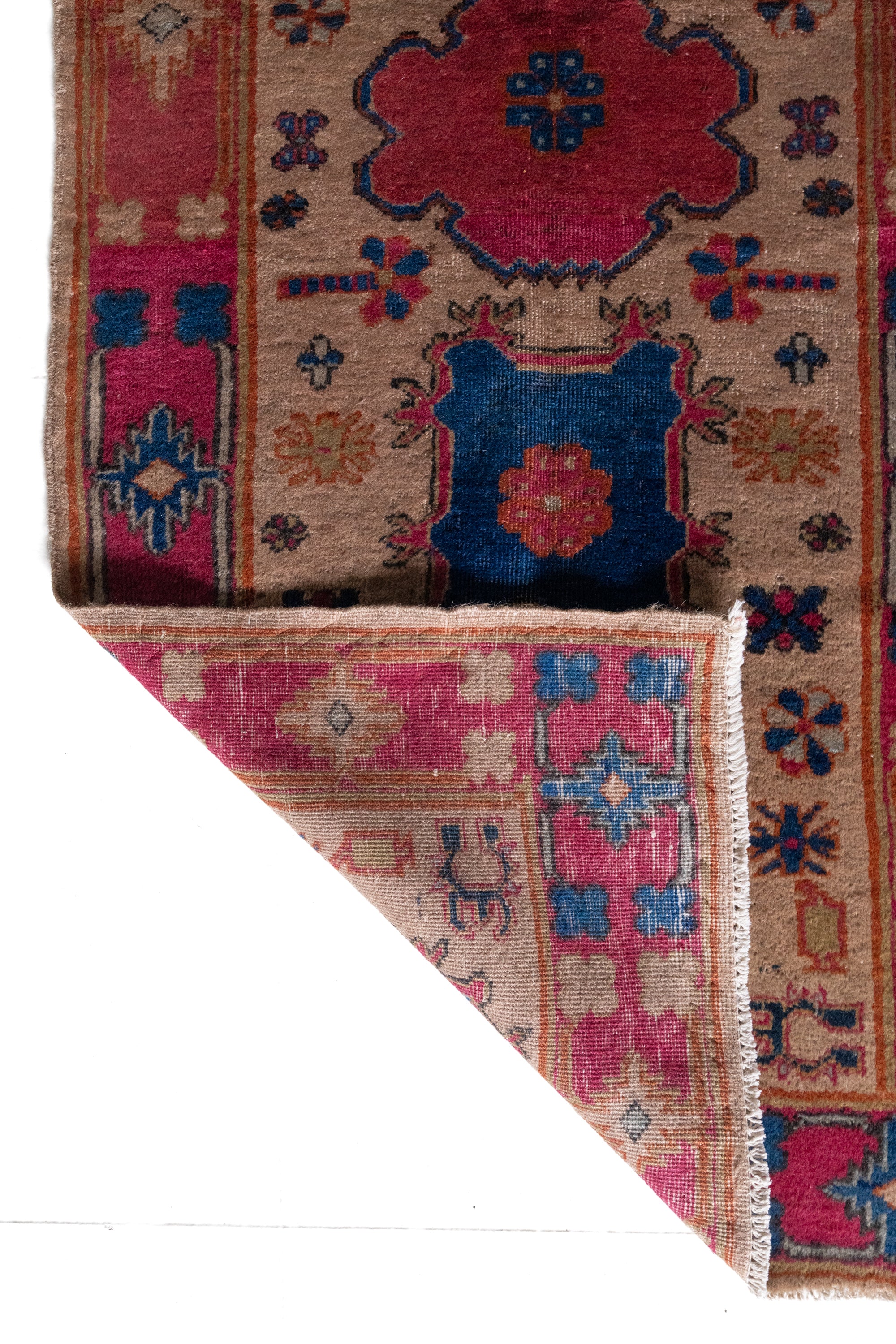 District-Loom-Vintage Khotan Runner Rug-Folded