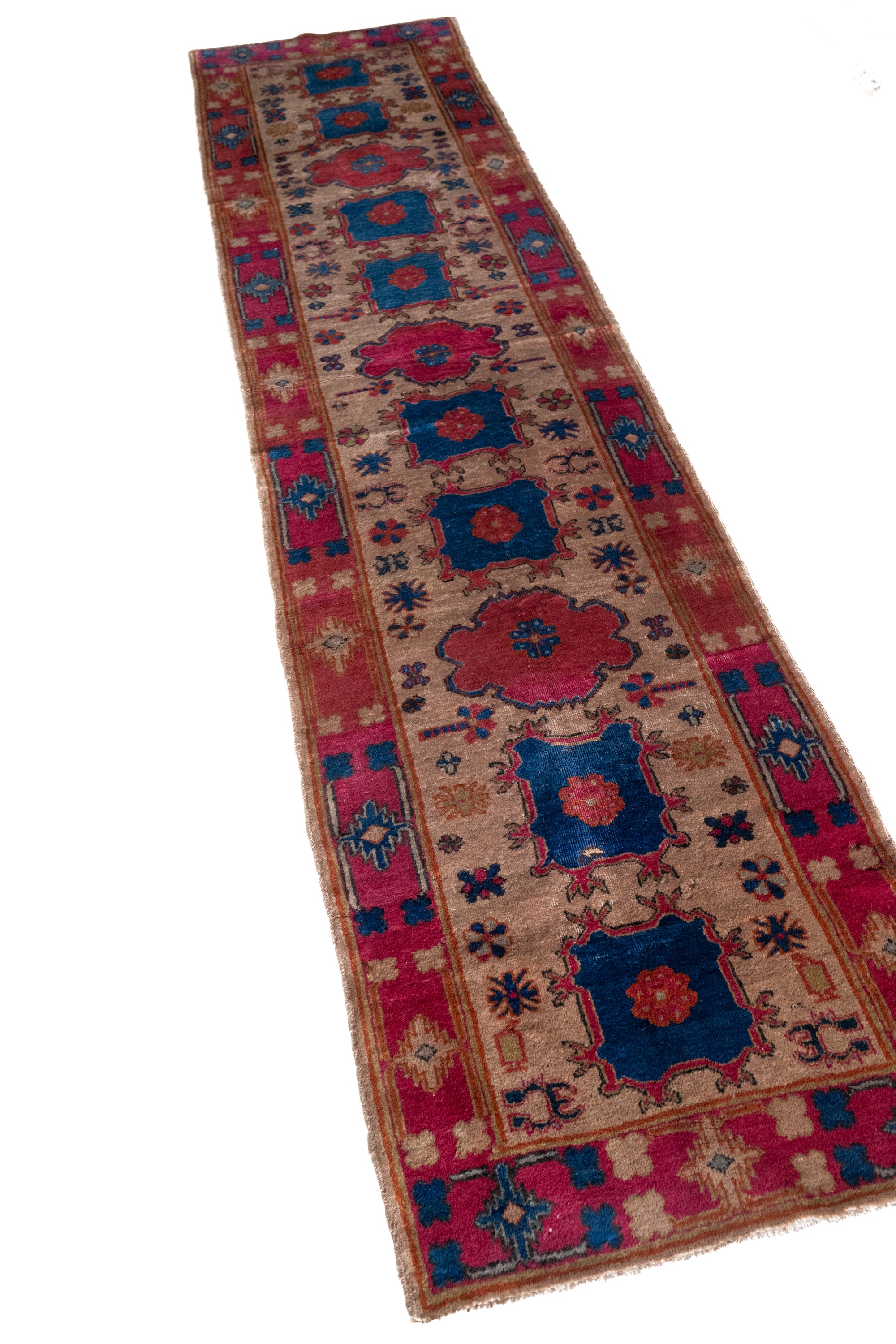 District-Loom-Vintage Khotan Runner Rug-Joliet-Angled