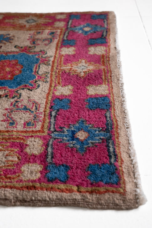 District-Loom-Vintage Khotan Runner Rug-Joliet-Edge