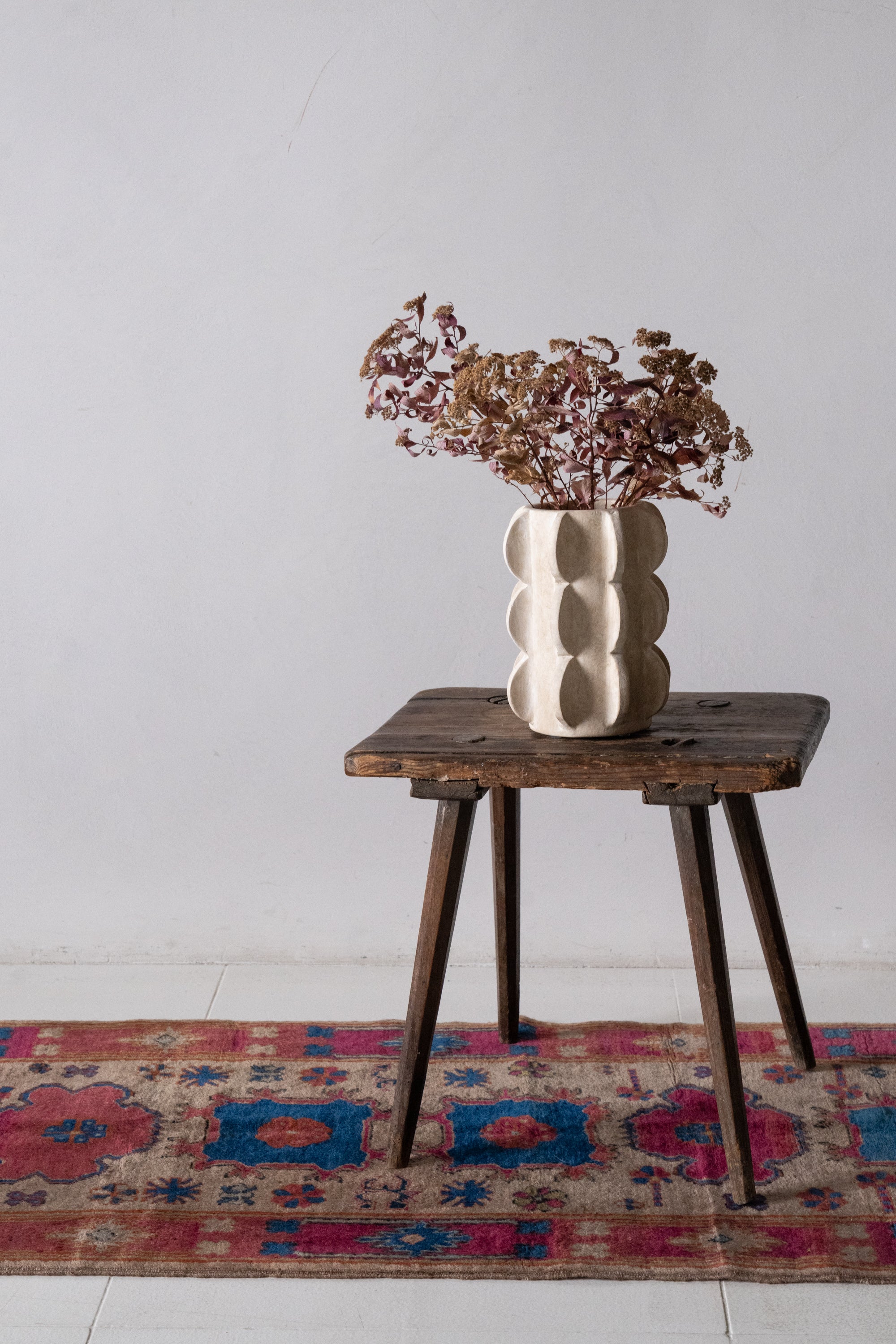 District-Loom-Vintage Khotan Runner Rug-Joliet-Styled-Front-View