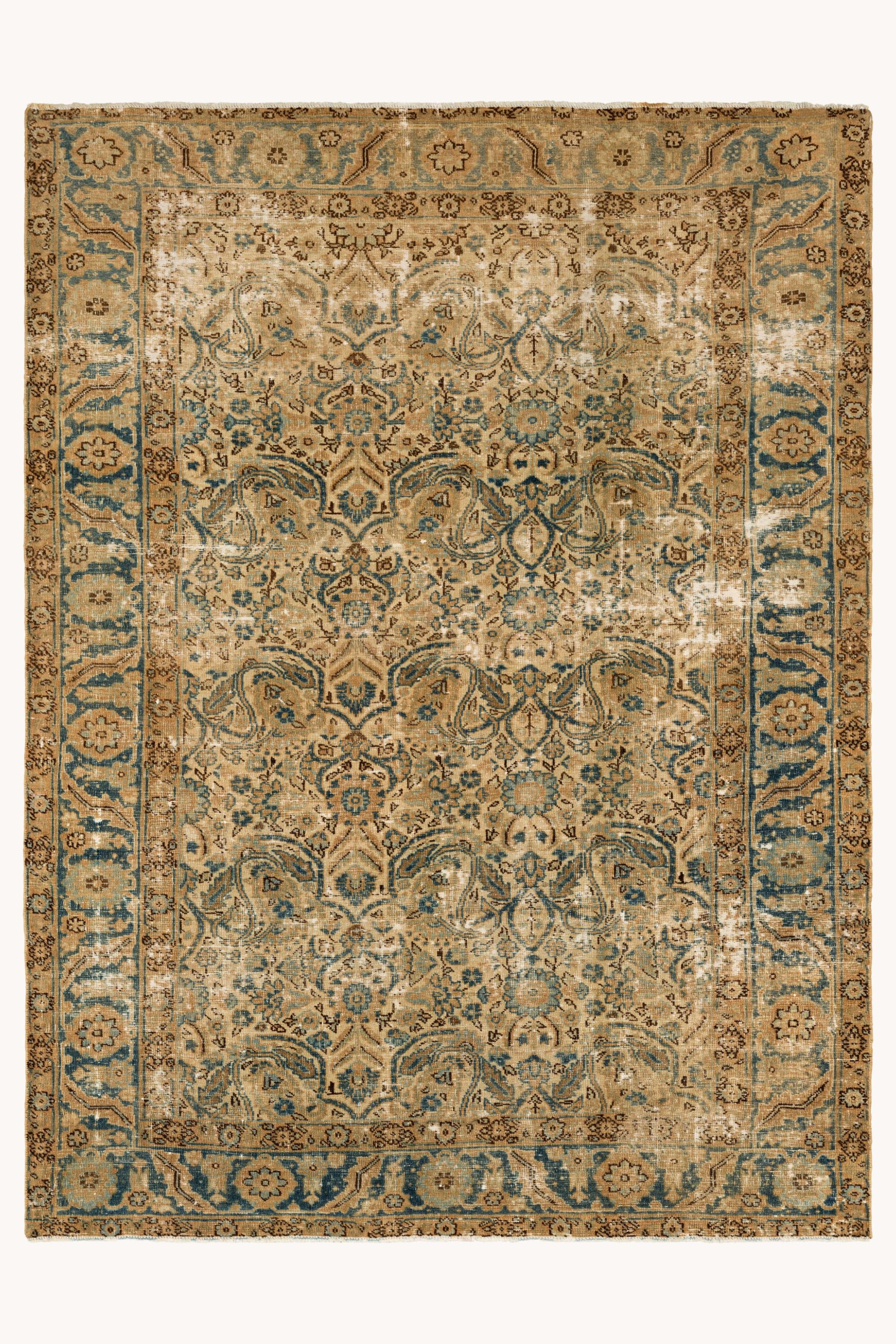District Loom Vintage Area Rug Coulee