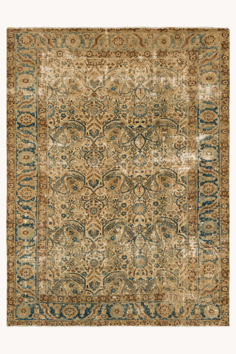 District Loom Vintage Area Rug Coulee
