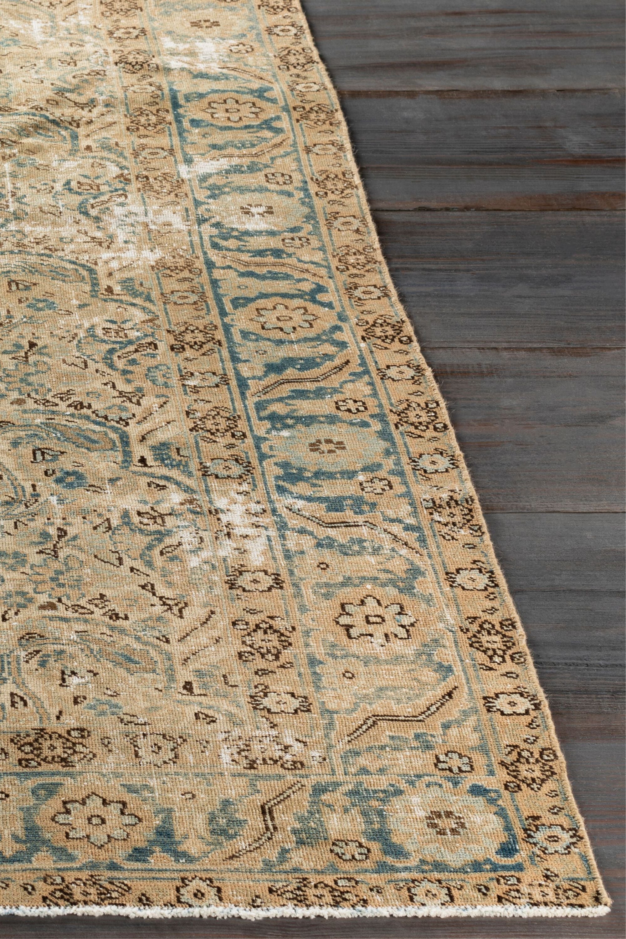 District Loom Vintage Area Rug Coulee