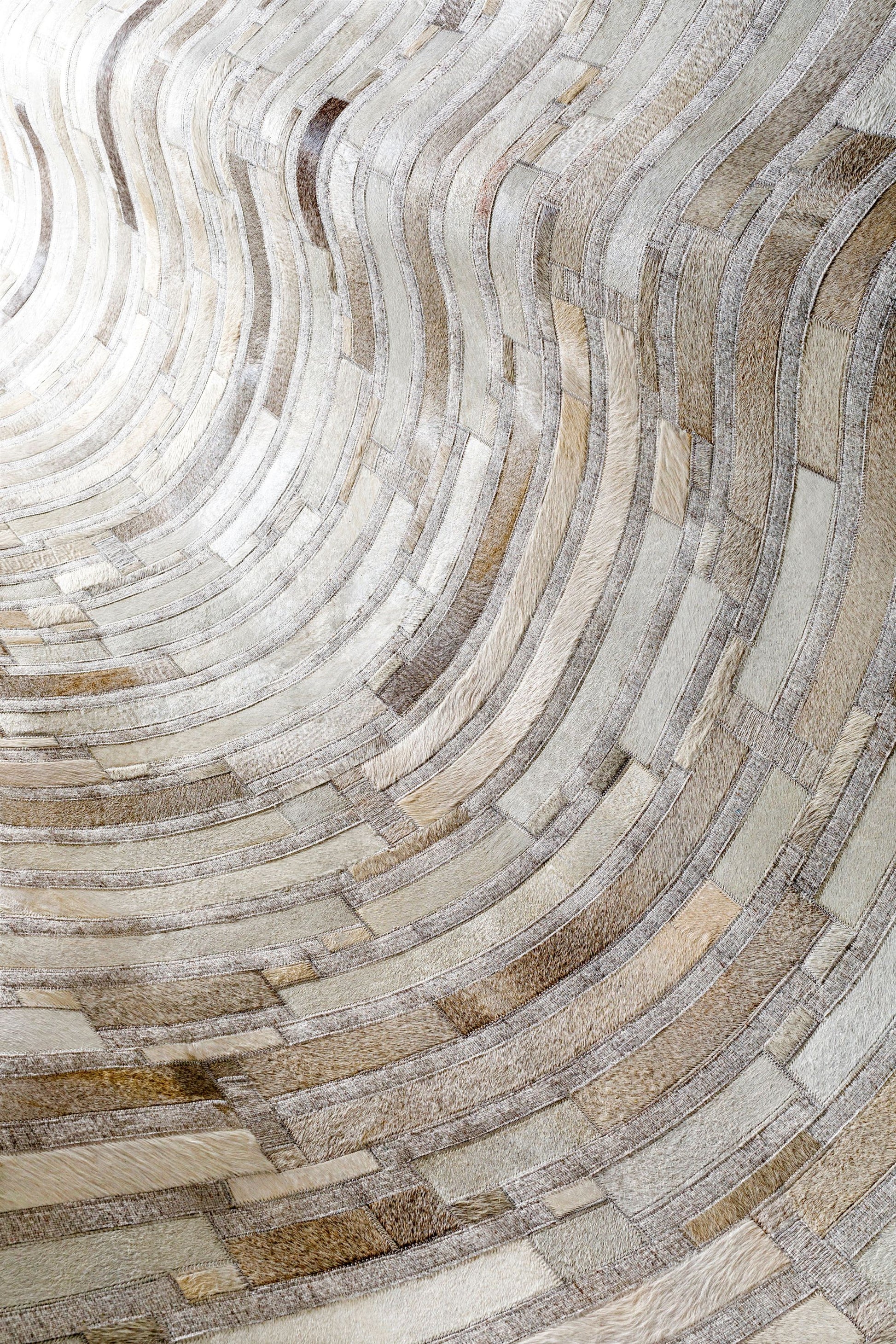 District Loom Kuna Hair on Hide Rug