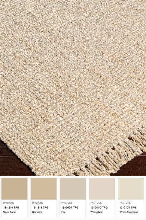 District Loom Sanibel Jute Rug - Cream