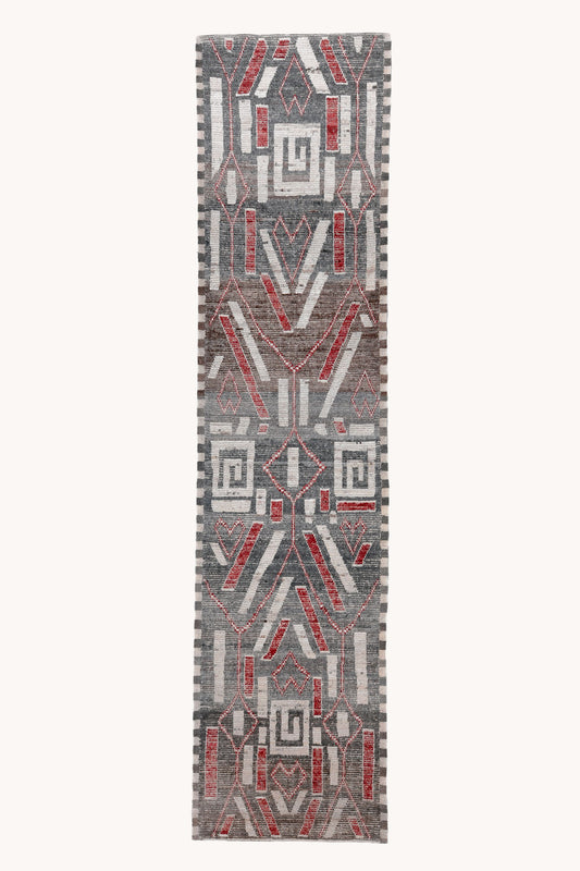 District Loom Contemporary Tulu runner rug 024