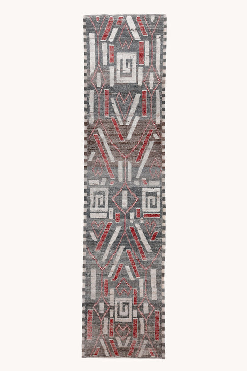 District Loom Contemporary Tulu runner rug 024