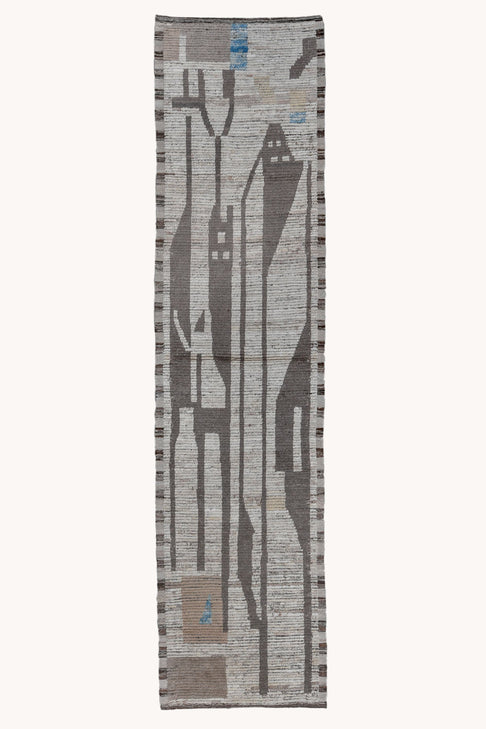 District Loom Contemporary Tulu runner rug 023