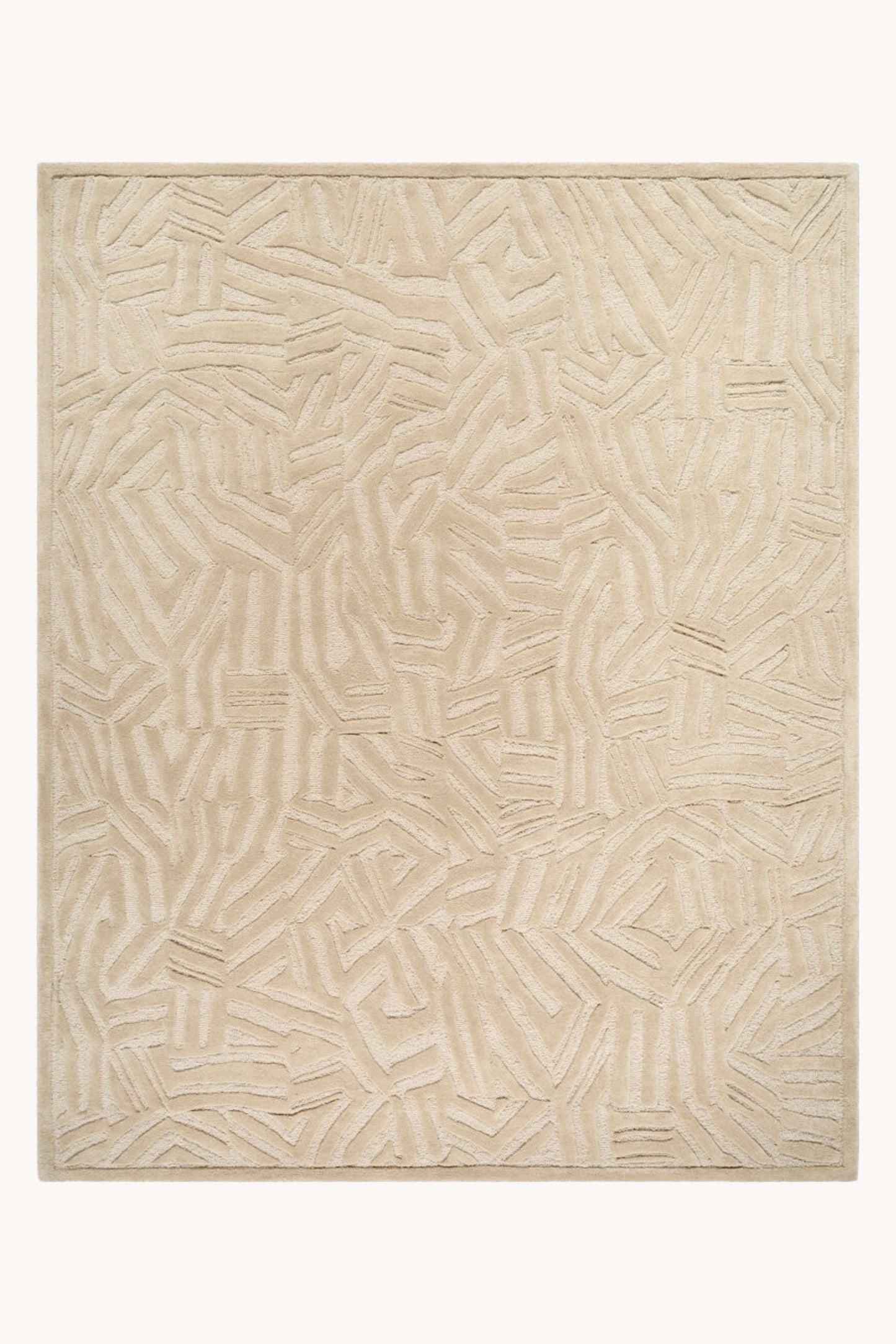 District Loom Modern hand tufted rug Dune Beige