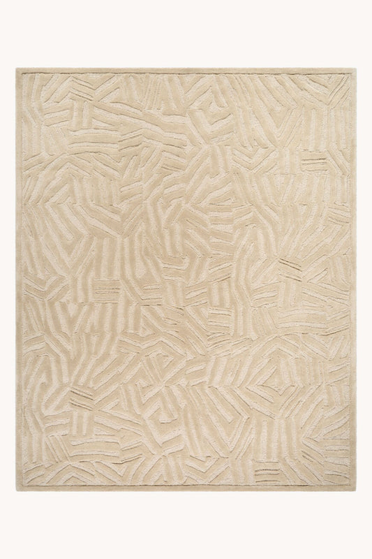 District Loom Modern hand tufted rug Dune Beige