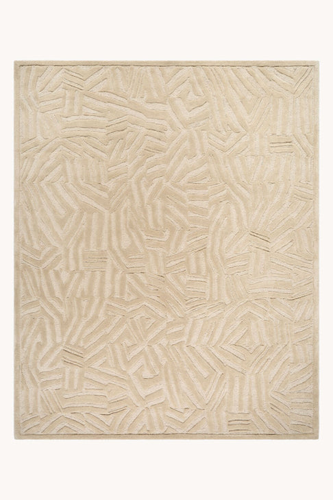 District Loom Modern hand tufted rug Dune Beige