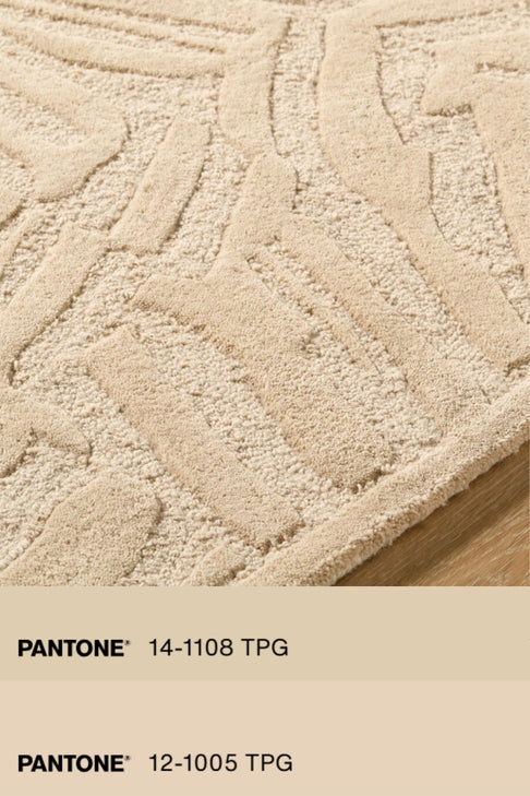 District Loom Modern hand tufted rug Dune Beige