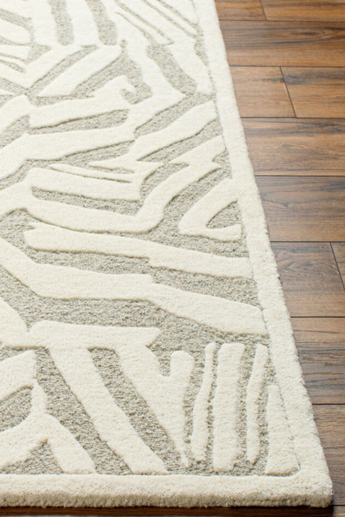 District Loom Modern hand tufted rug Dune Ivory