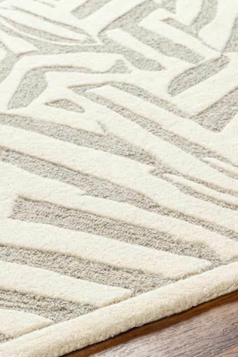 District Loom Modern hand tufted rug Dune Ivory