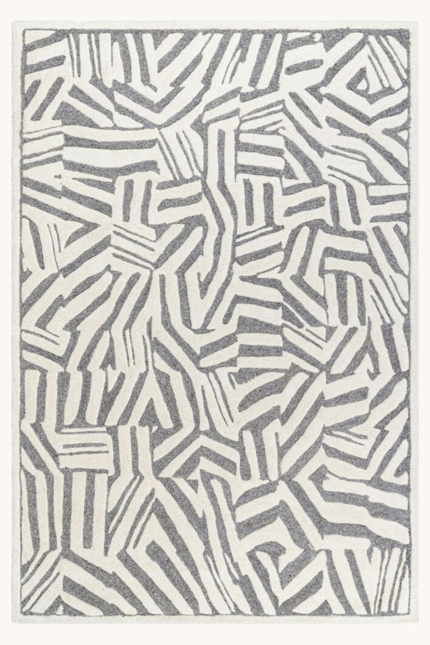 District Loom Modern hand tufted rug Dune Gray