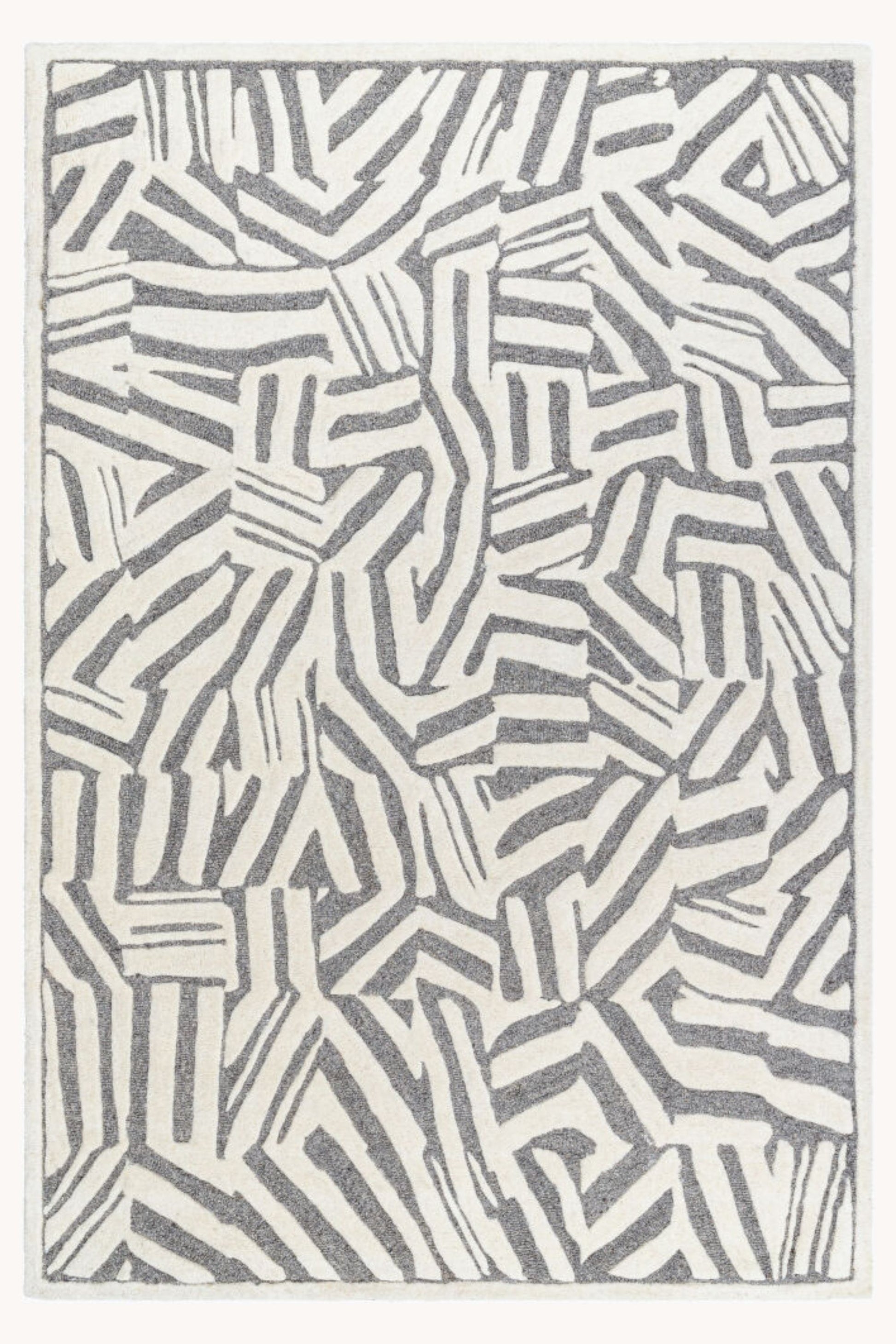 District Loom Modern hand tufted rug Dune Gray