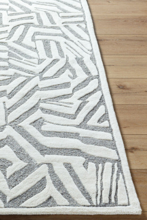 District Loom Modern hand tufted rug Dune Gray