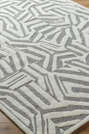 District Loom Modern hand tufted rug Dune Gray