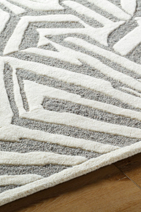 District Loom Modern hand tufted rug Dune Gray