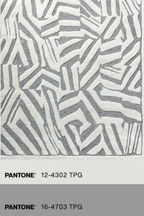 District Loom Modern hand tufted rug Dune Gray