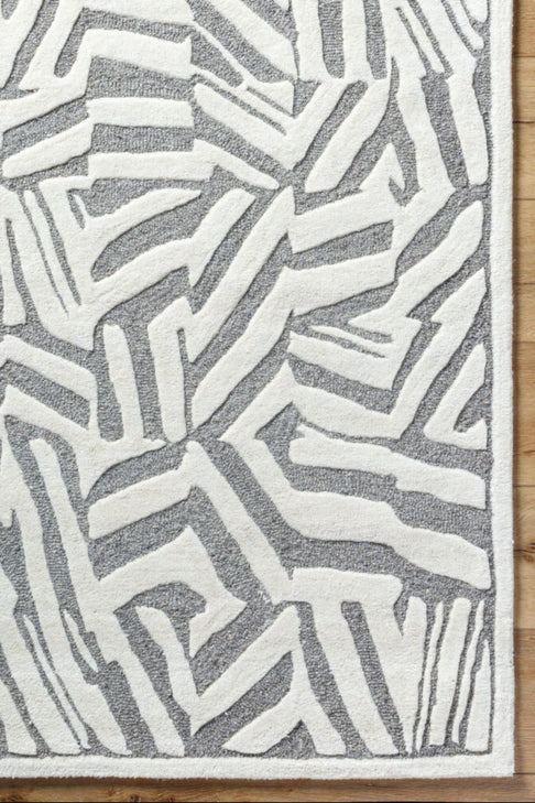 District Loom Modern hand tufted rug Dune Gray