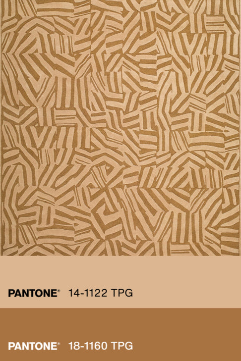 District Loom Modern hand tufted rug Dune Camel