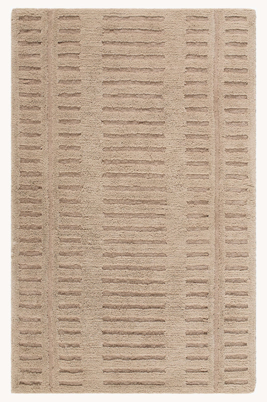 District Loom Modern hand tufted rug Harrow Beige