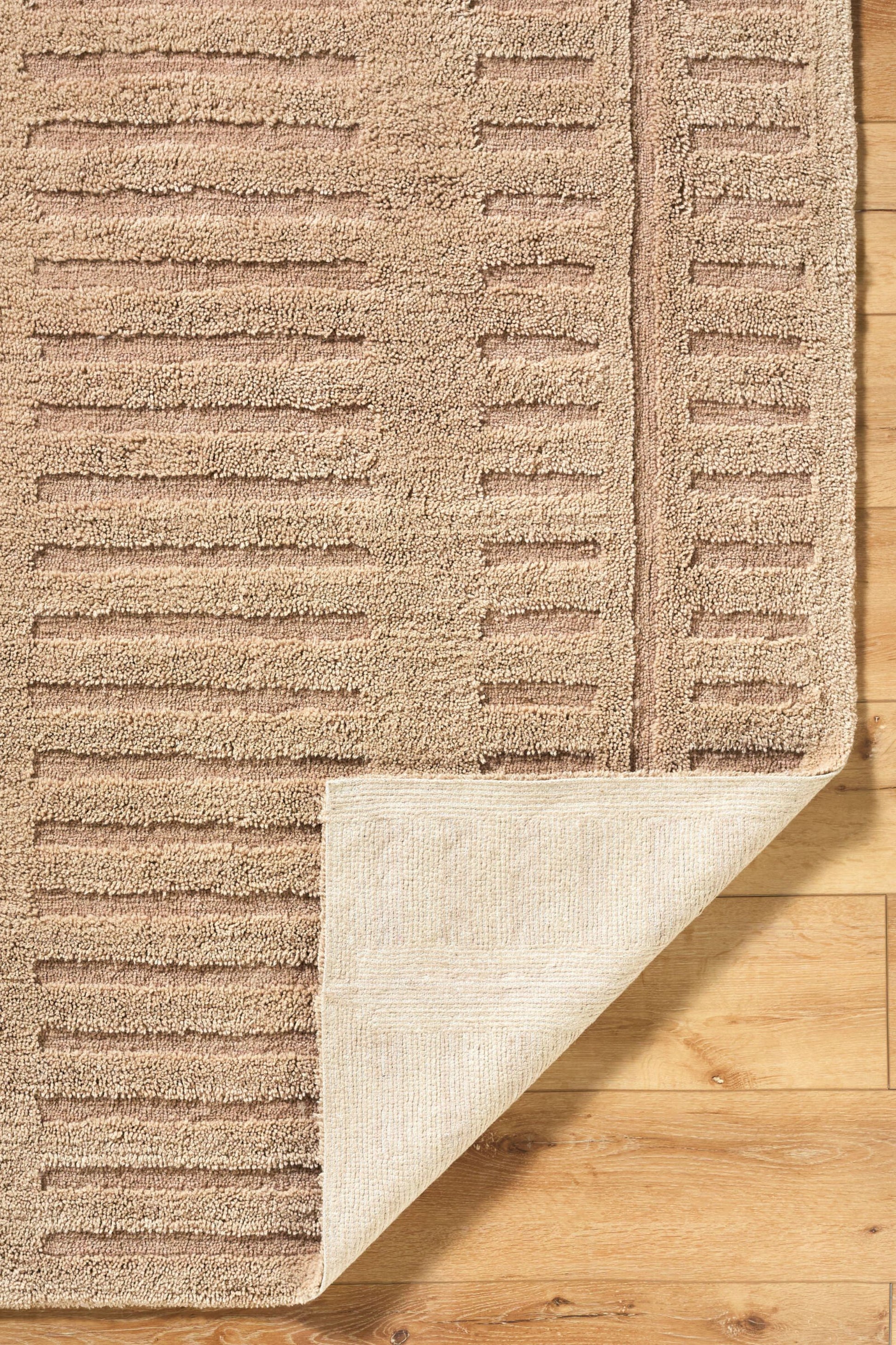 District Loom Modern hand tufted rug Harrow Beige