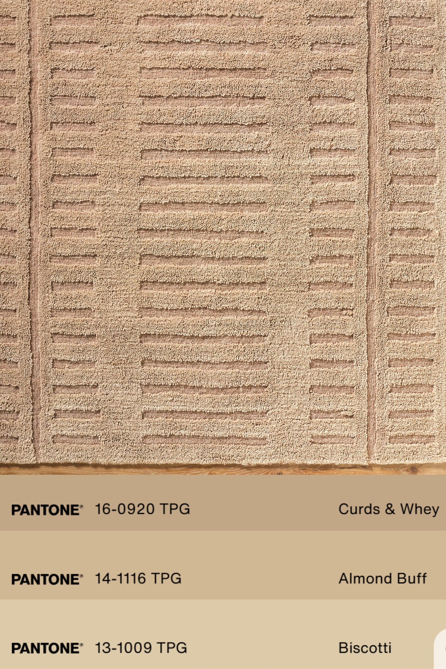 District Loom Modern hand tufted rug Harrow Beige