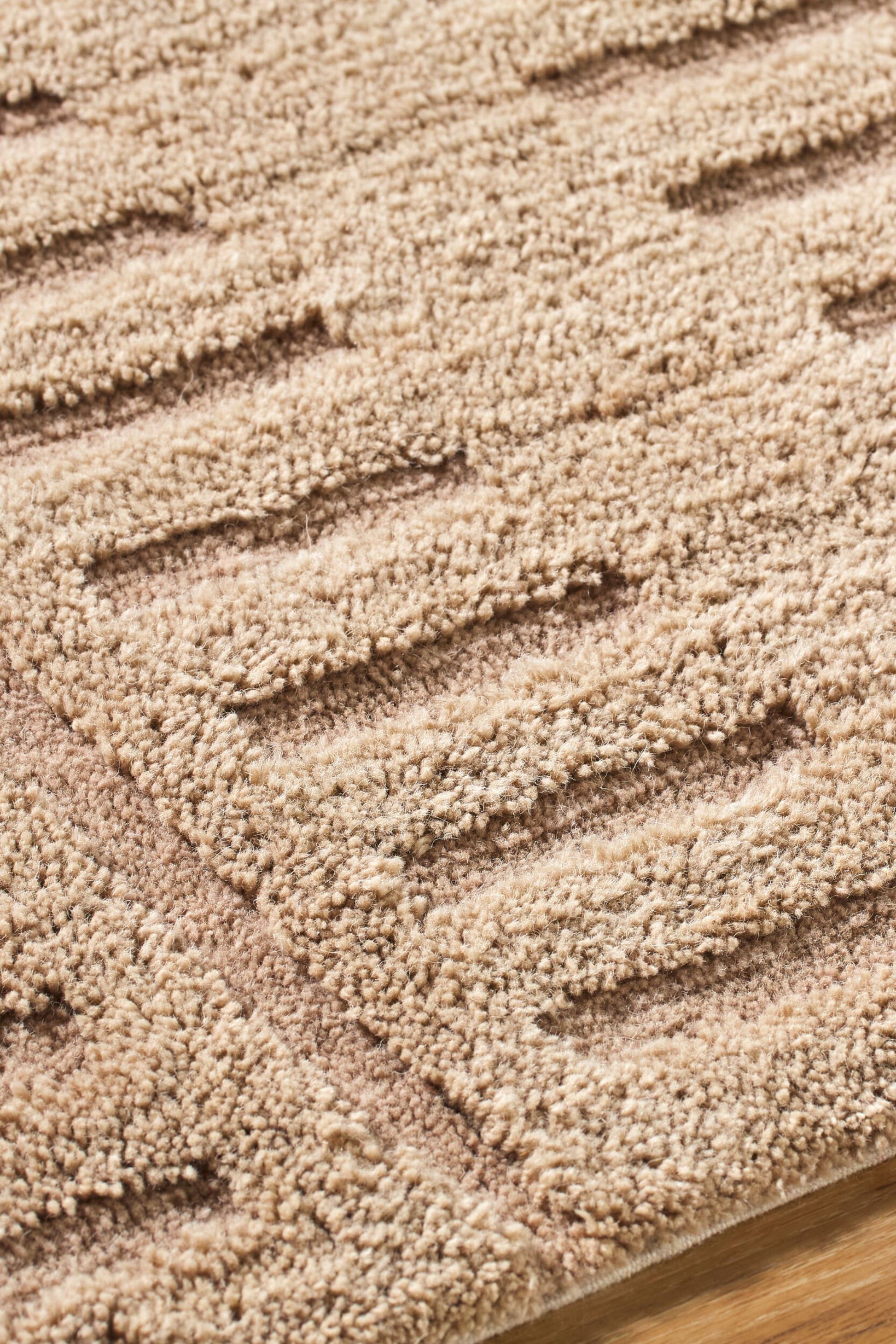 District Loom Modern hand tufted rug Harrow Beige