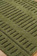 District Loom Modern hand tufted rug Harrow Green